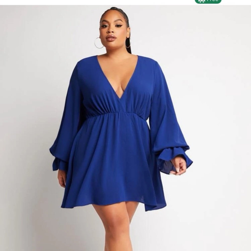 MUST GO!! SHEIN blue swing dress
